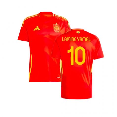 2024-2025 Spain Home Shirt (Lamine Yamal 17)
