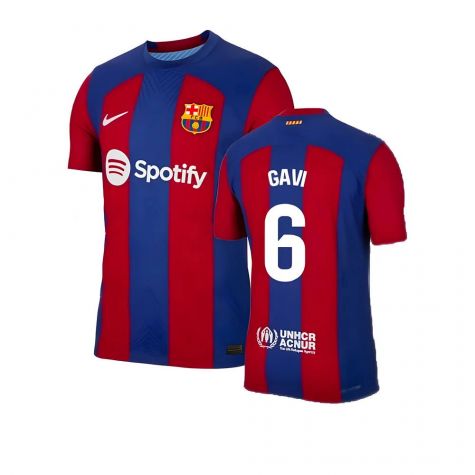 2023-2024 Barcelona Authentic Home Shirt (Alonso 17)