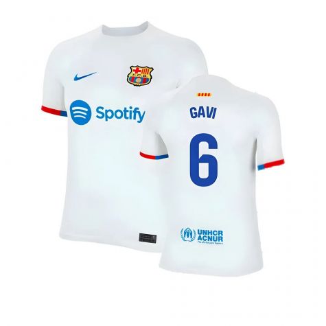 2023-2024 Barcelona Away Shirt (Kids) (Alonso 17)