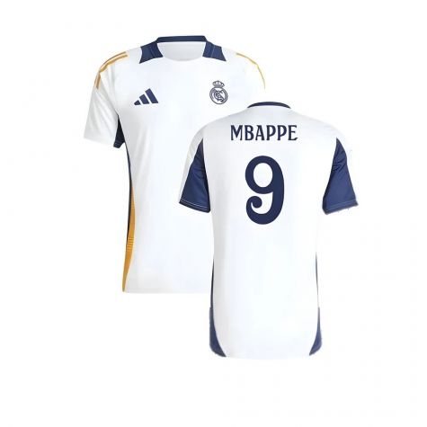 2024-2025 Real Madrid Training Tee (White) (Alaba 4)