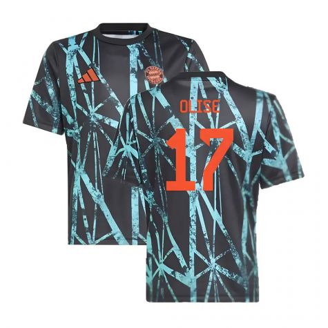 2024-2025 Bayern Munich Pre-Match Shirt (Black) - Kids (Beckenbauer 5)