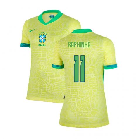 2024-2025 Brazil Home Shirt (Womens) (Raphina 11)