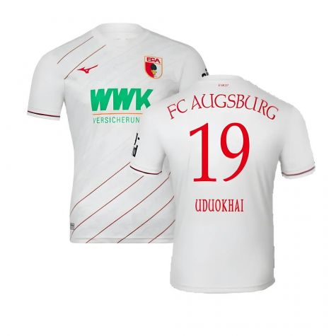 2024-2025 FC Augsburg Home Shirt (Uduokhai 19)