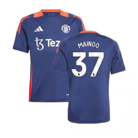 2024-2025 Man Utd Training Jersey (Night Indigo) - Kids (Antony 21)