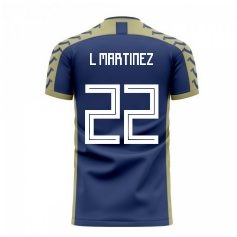 Argentina 2025-2026 Away Concept Football Kit (Viper) (L MARTINEZ 22)