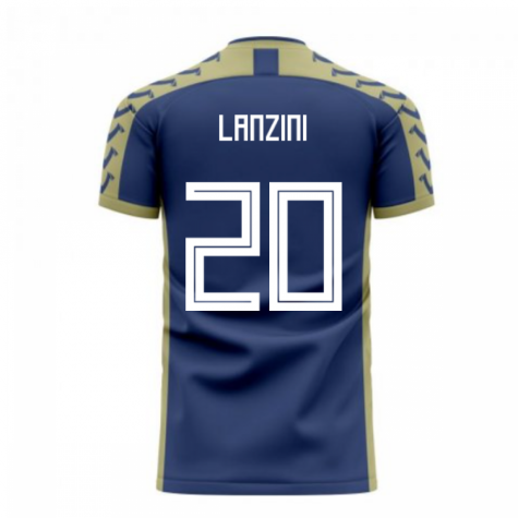 Argentina 2023-2024 Away Concept Football Kit (Viper) (LANZINI 20)