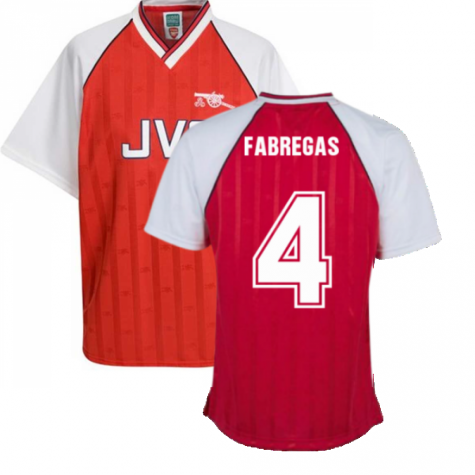 Arsenal 1988 Home Retro Football Shirt (FABREGAS 4)