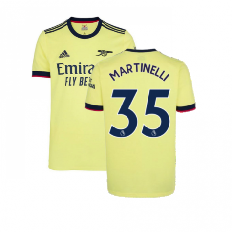 Arsenal 2021-2022 Away Shirt (MARTINELLI 35)