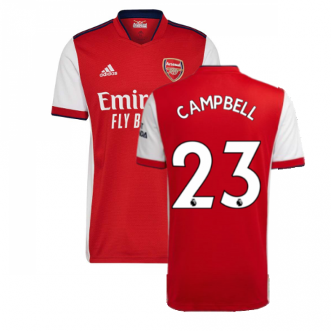 Arsenal 2021-2022 Home Shirt (CAMPBELL 23)