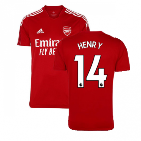 Arsenal 2021-2022 Training Shirt (Active Maroon) - Kids (HENRY 14)