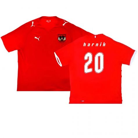 Austria 2008-09 Home Shirt ((Good) S) (Harnik 20)