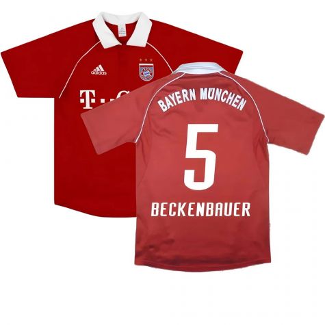 Bayern Munich 2005-06 Home ((Excellent) XXL) (Beckenbauer 5)