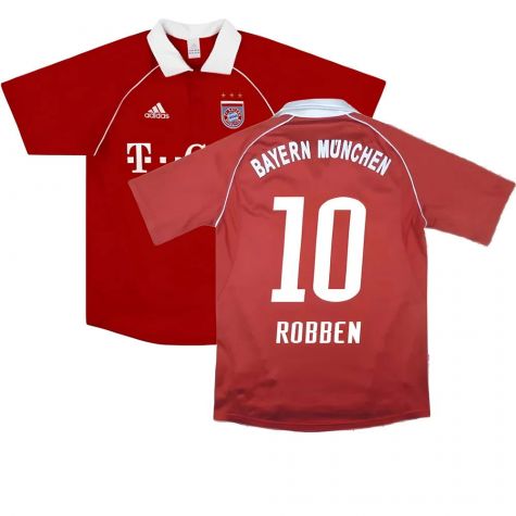 Bayern Munich 2005-06 Home ((Excellent) XXL) (Robben 10)