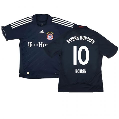 Bayern Munich 2008-10 Away Shirt ((Excellent) S) (Robben 10)