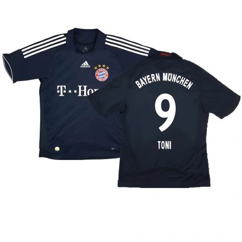 Bayern Munich 2008-10 Away Shirt ((Excellent) S) (Toni 9)