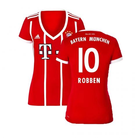 Bayern Munich 2017-18 Womens Home Shirt (XL) ((Excellent) XL) (Robben 10)