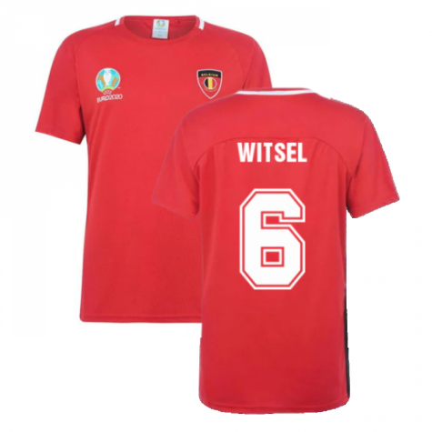 Belgium 2021 Polyester T-Shirt (Red) (WITSEL 6)