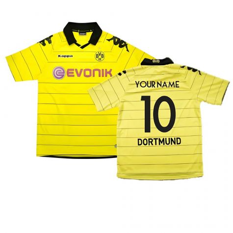 Borussia Dortmund 2010-11 Home Shirt ((Excellent) M) (Your Name)