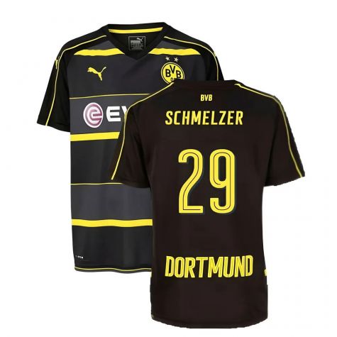 Borussia Dortmund 2016-17 Away Shirt ((Mint) XXLB) (Schmelzer 29)