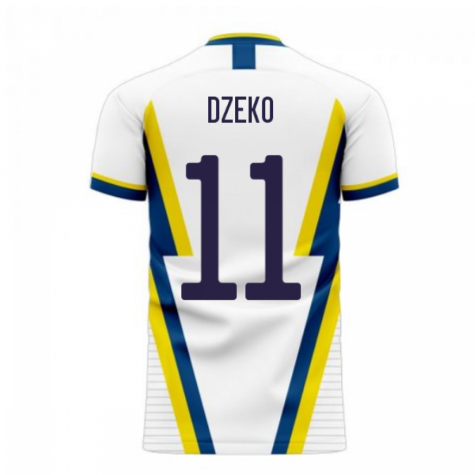 Bosnia 2025-2026 Away Concept Football Kit (Libero) (DZEKO 11)