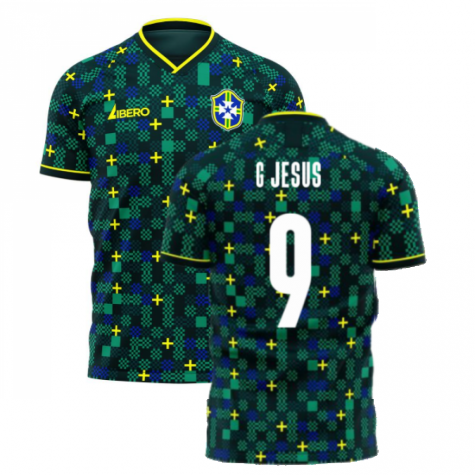 Brazil 2023-2024 Third Concept Football Kit (Libero) (G JESUS 9)