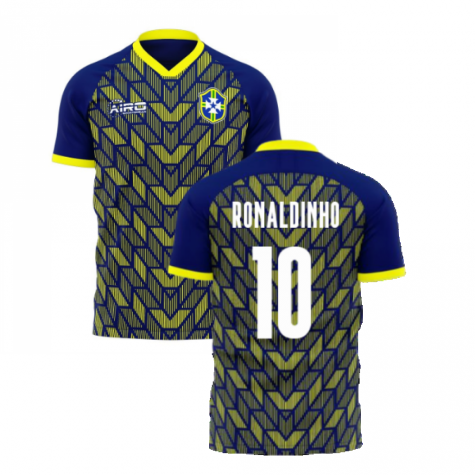 Brazil 2023-2024 Special Edition Concept Football Kit (Airo) (RONALDINHO 10)