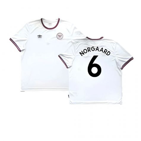 Brentford 2021-22 Third Shirt ((Excellent) 3XL) (NORGAARD 6)