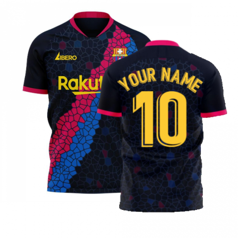 Barcelona 2020-2021 Away Concept Football Kit (Libero) (Your Name)