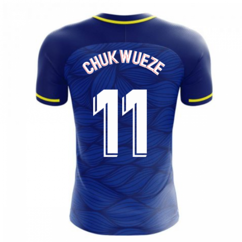 Villarreal 2025-2026 Away Concept Football Kit (Libero) (CHUKWUEZE 11)