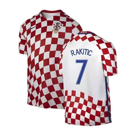 Croatia 2016-17 Home Shirt ((Very Good) XXL) (Rakitic 7)