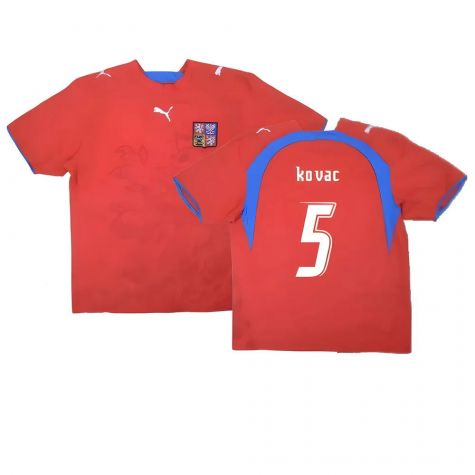 Czech Republic 2006-08 Home Shirt ((Very Good) L) (Kovac 5)