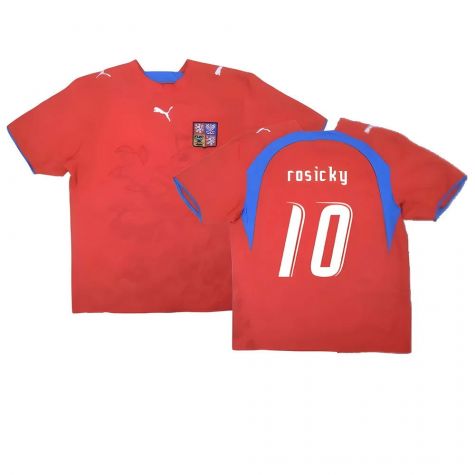Czech Republic 2006-08 Home Shirt ((Very Good) L) (Rosicky 10)