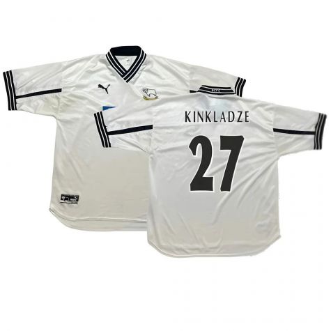 Derby County 1999-00 Home Shirt ((Very Good) XXL) (Kinkladze 27)