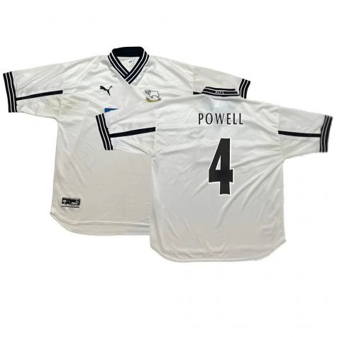 Derby County 1999-00 Home Shirt ((Very Good) XXL) (Powell 4)