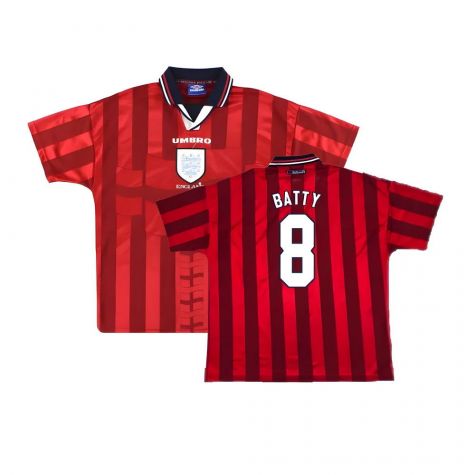 England 1997-99 Away Shirt (Good) (BATTY 8)