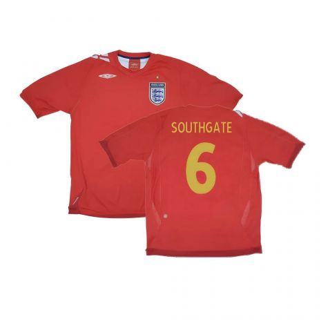 England 2006-08 Away Shirt (S) (Excellent) (SOUTHGATE 6)