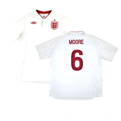 England 2012-13 Home Shirt (Good) (Moore 6)