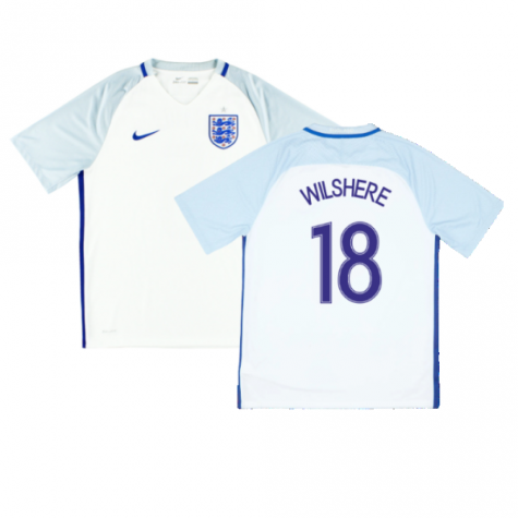 England 2016-17 Home Shirt ((Fair) XXL) (Wilshere 18)
