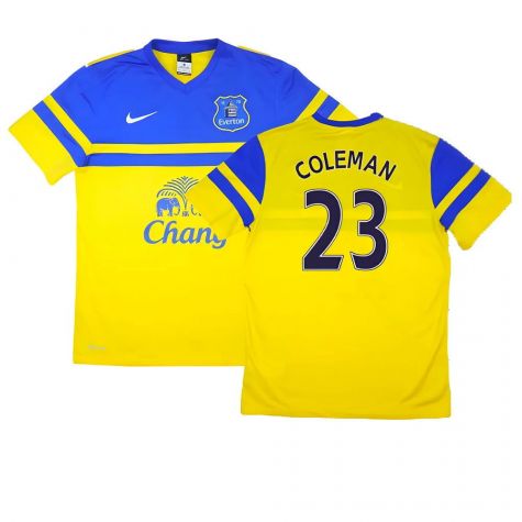 Everton 2013-14 Away Shirt (S) ((Excellent) S) (Coleman 23)
