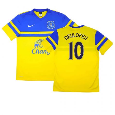 Everton 2013-14 Away Shirt (S) ((Excellent) S) (Deulofeu 10)