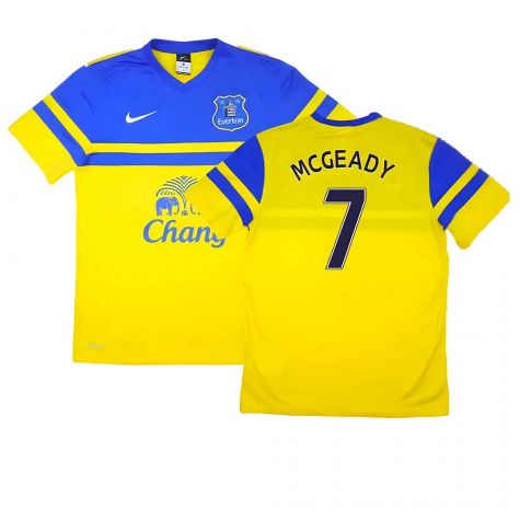 Everton 2013-14 Away Shirt (S) ((Excellent) S) (McGeady 7)