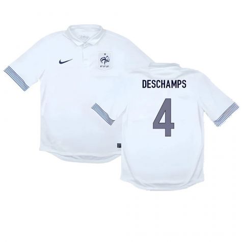 France 2012-13 Away Shirt ((Good) M) (DESCHAMPS 4)
