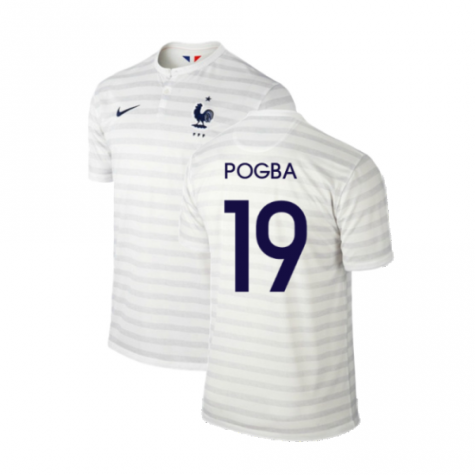 France 2014-15 Away Shirt ((Excellent) M) (Pogba 19)