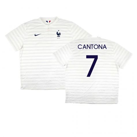 France 2014-15 Away Shirt ((Very Good) XXL) (Cantona 7)