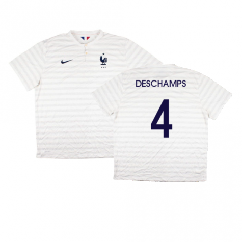 France 2014-15 Away Shirt ((Very Good) XXL) (Deschamps 4)