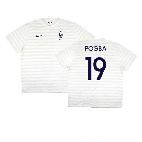 France 2014-15 Away Shirt ((Very Good) XXL) (Pogba 19)