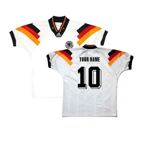 Germany 1992-93 Home Shirt ((Excellent) L) (Your Name)