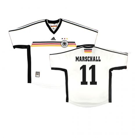 Germany 1998-00 Home Shirt ((Very Good) L) (Marschall 11)