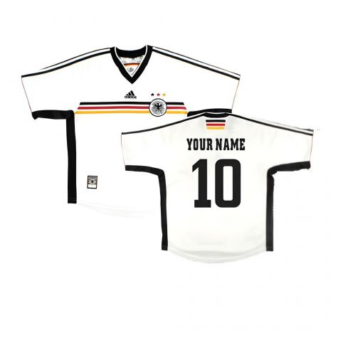 Germany 1998-00 Home Shirt ((Very Good) L) (Your Name)