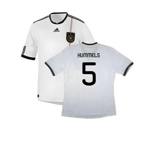Germany 2010-11 Home Shirt ((Excellent) XL) (HUMMELS 5)